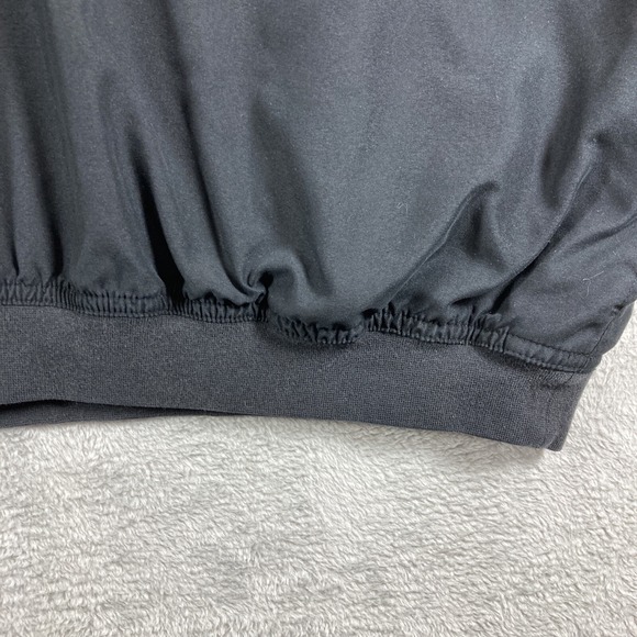 PGA Tour Windbreaker Jacket Adult Large Black Golf Pullover Zip Off Long Sleeves - Picture 5 of 16